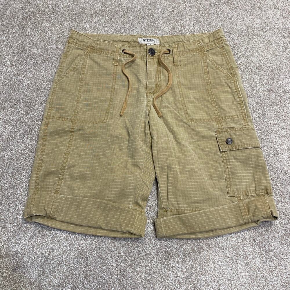 Gorpcore Streetwear Cargo Utility Textured sz 4 Bermuda Short safari relaxed fit
